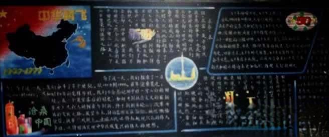 大学生爱国教育黑板报
