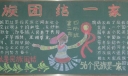民族团结一家亲黑板图片