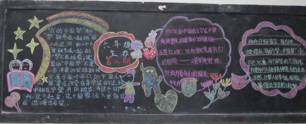 关于中国梦的黑板报