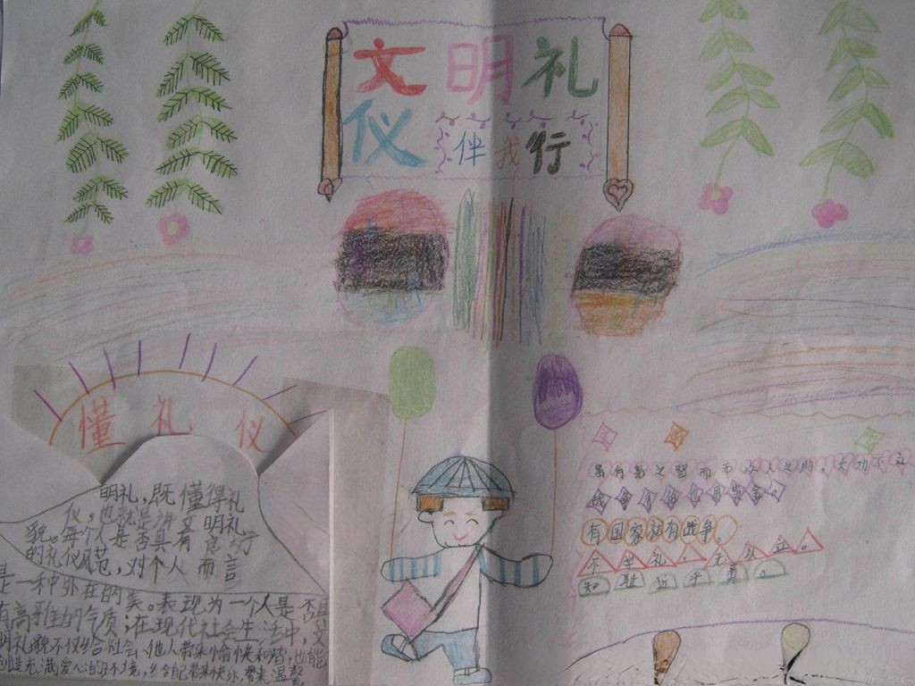 文明小学生手抄报大全