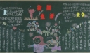 四年级新学期黑板报版面设计图