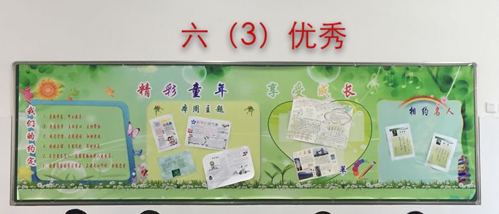 新学期新学校心家园黑板报