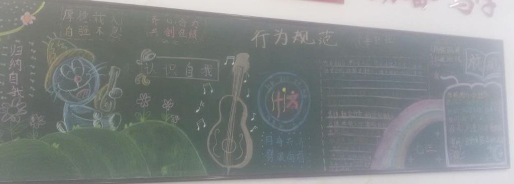高中文明黑板报图片大全