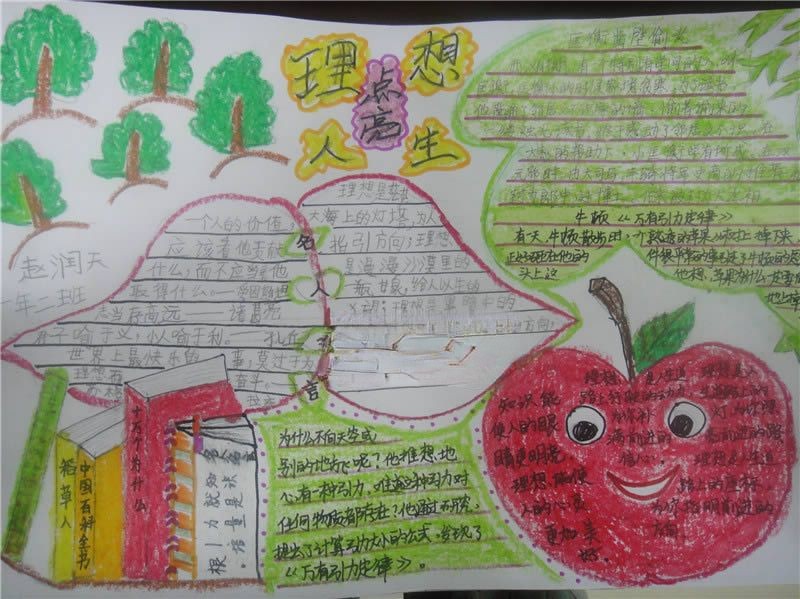 理想点亮人生手抄报 理想点亮人生手抄报