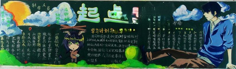 2022秋季新学期黑板报
