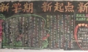初三新学期黑板报图片