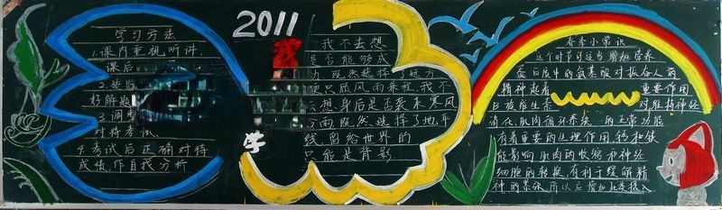 2022秋季新学期黑板报