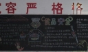 食品安全黑板报版面设计图
