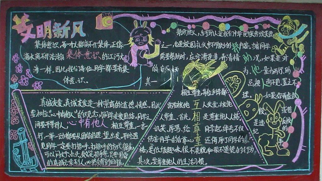 文明礼仪板报素材大全