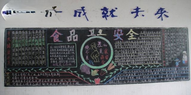 卫生健康黑板报