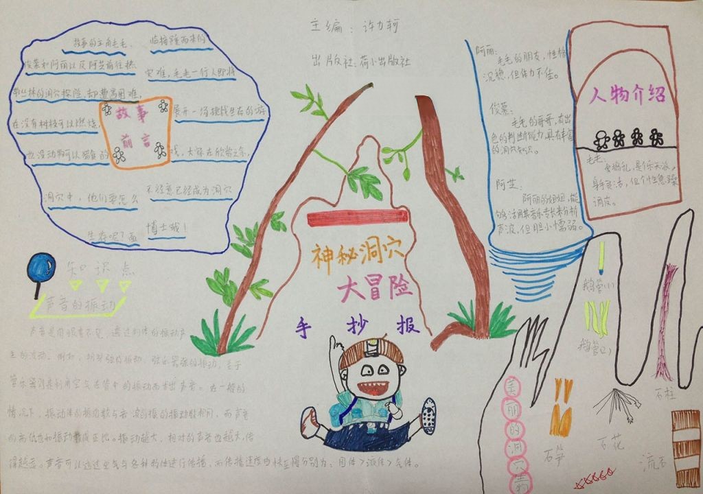 我的第一本科学漫画书手抄报 我的第一本科学漫画书手抄报