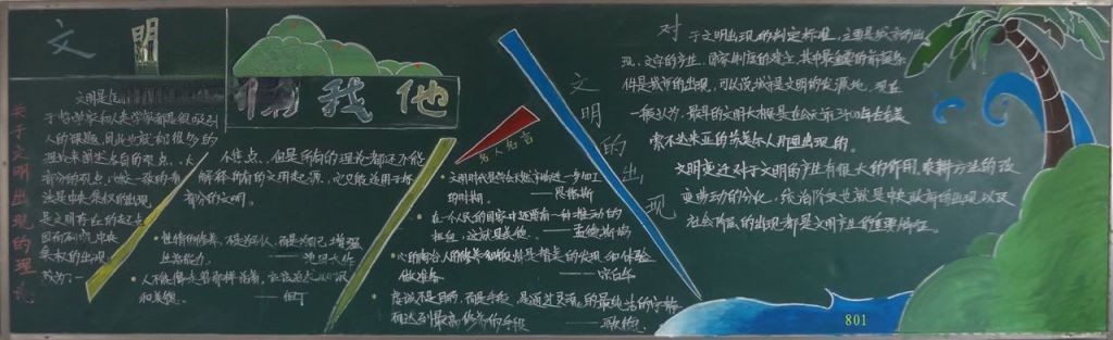 文明修身志愿先行黑板报 文明修身志愿先行黑板报