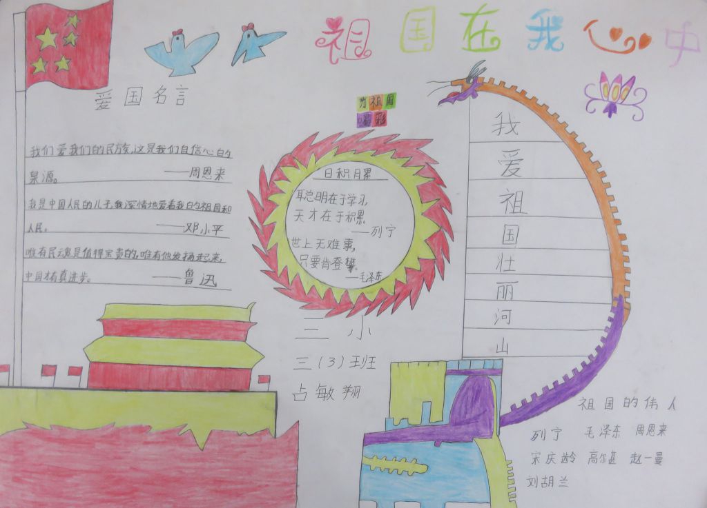 建国67周年手抄报大全