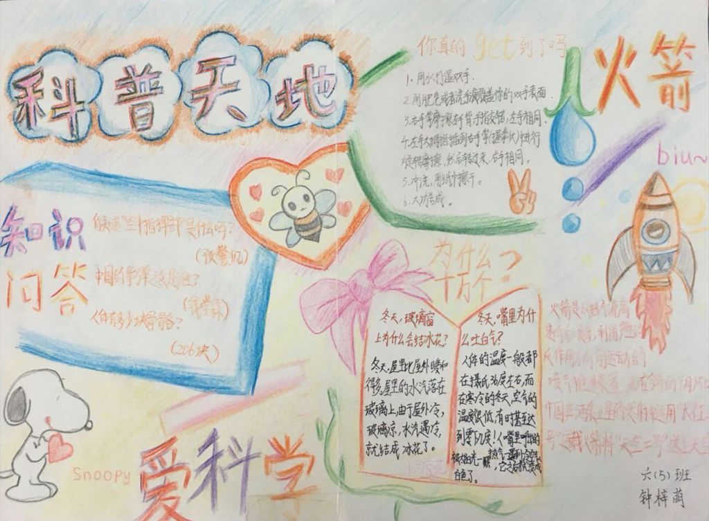 科普手抄报图片简单又漂亮 科普手抄报图片简单又漂亮
