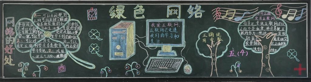 计算机黑板报图片