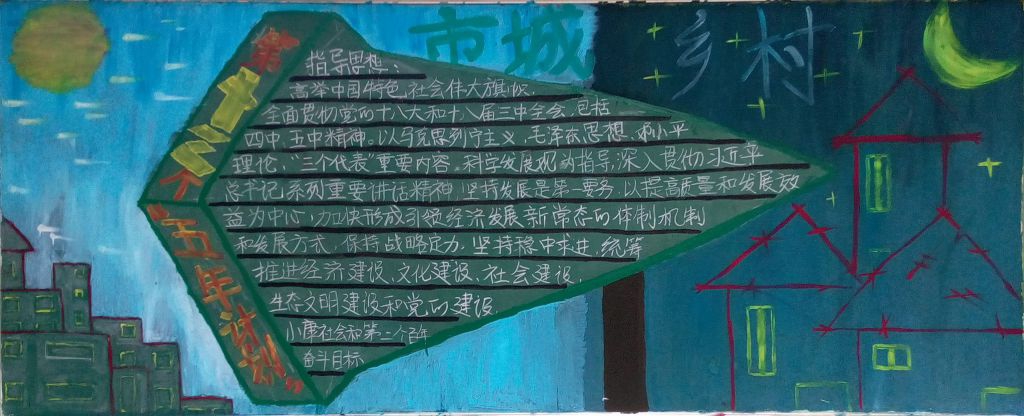 十三五计划黑板报图片展 十三五计划黑板报图片展