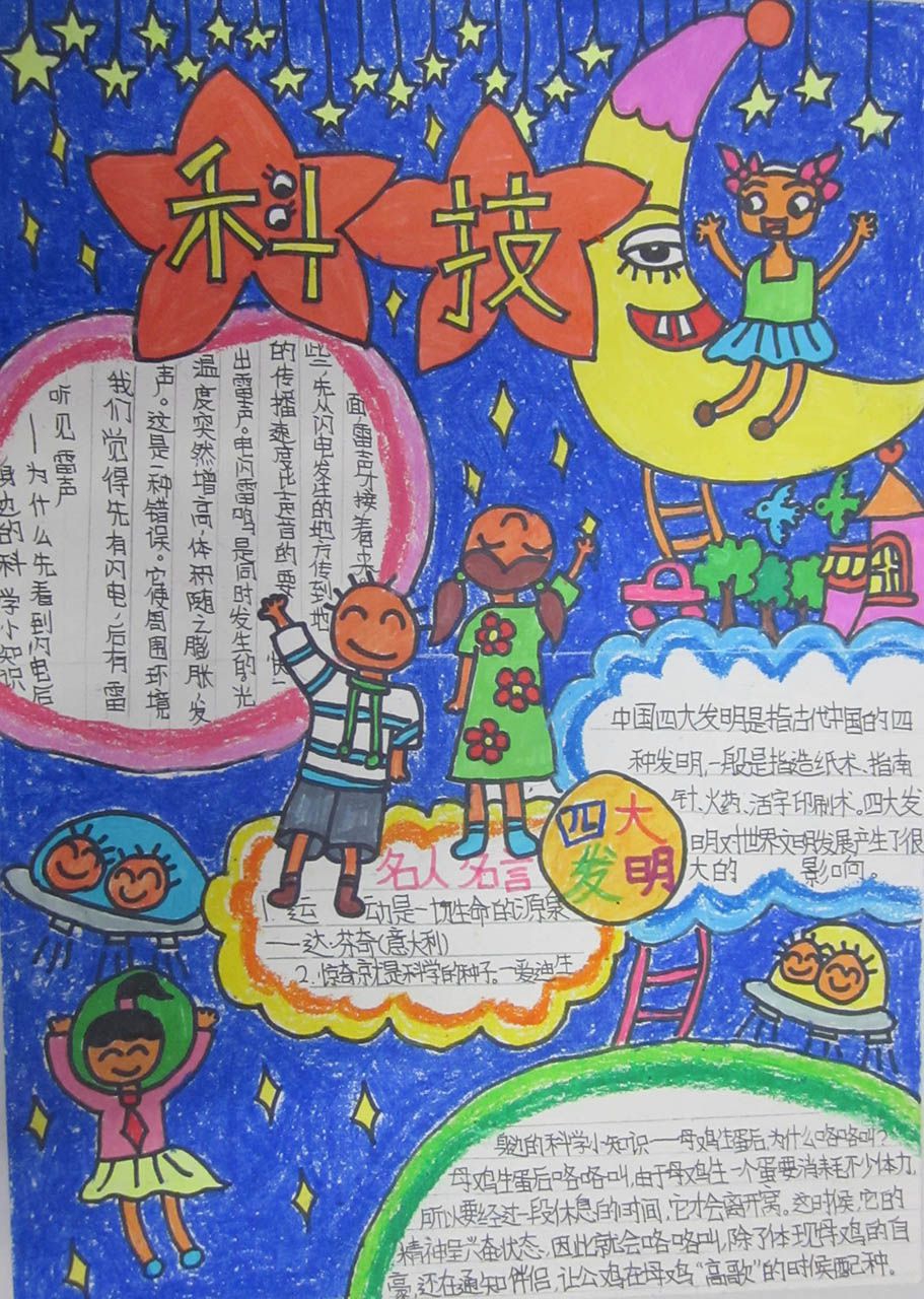 身边的科学获奖手抄报大全