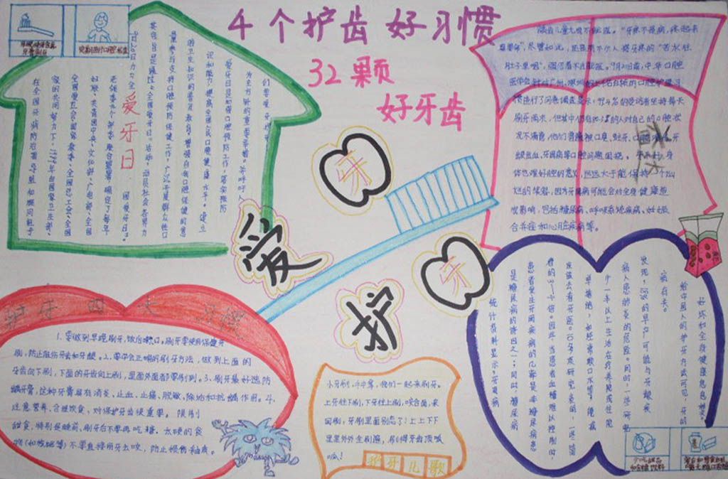 预防口腔疾病手抄报 预防口腔疾病手抄报