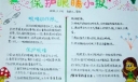 保护眼睛小报作品