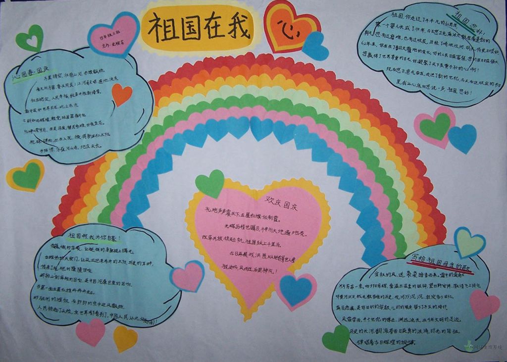 小学生国庆节手抄报图片