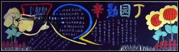 尊师爱国黑板报作品展评