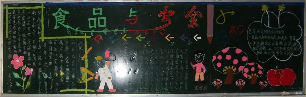 食品与安全黑板报大全