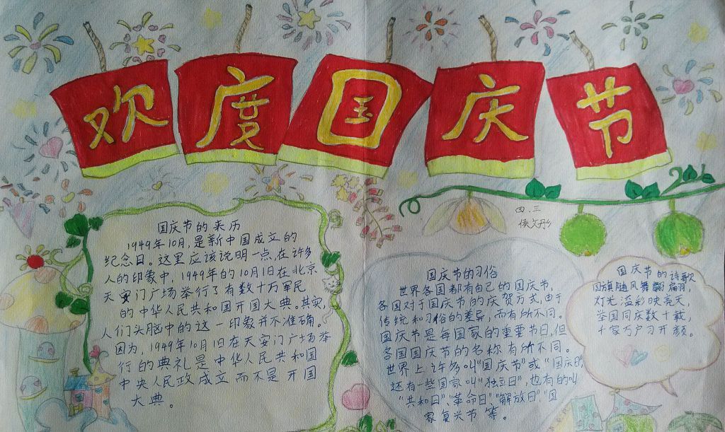 10.1是你的生日手抄报图片大全