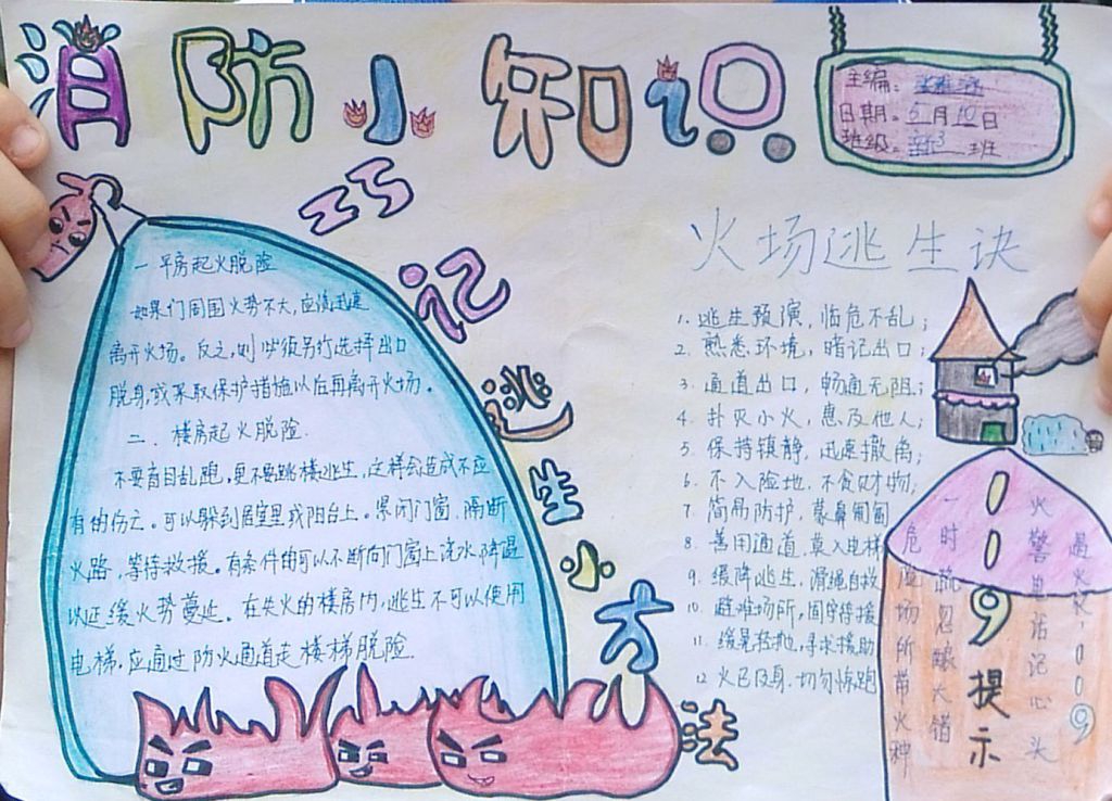 森林防火人人有责手抄报图片