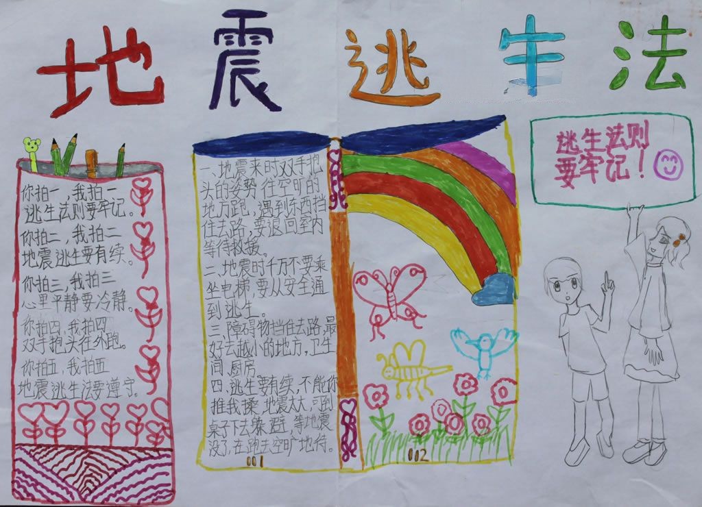 雅安地震手抄报图片大全 雅安地震手抄报图片大全