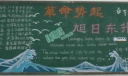 民族主义板报-革命势起旭日东升