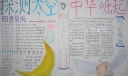 神州九号手抄报：探测太空中华崛起
