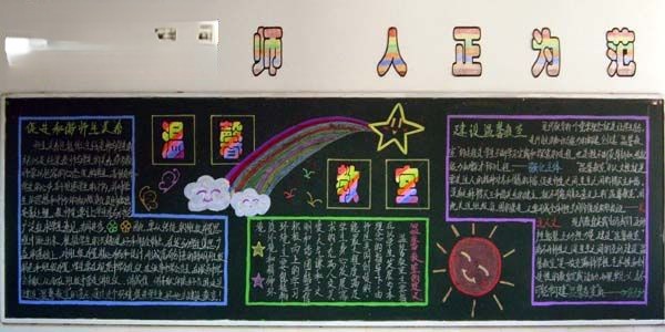 温馨教室黑板报图片