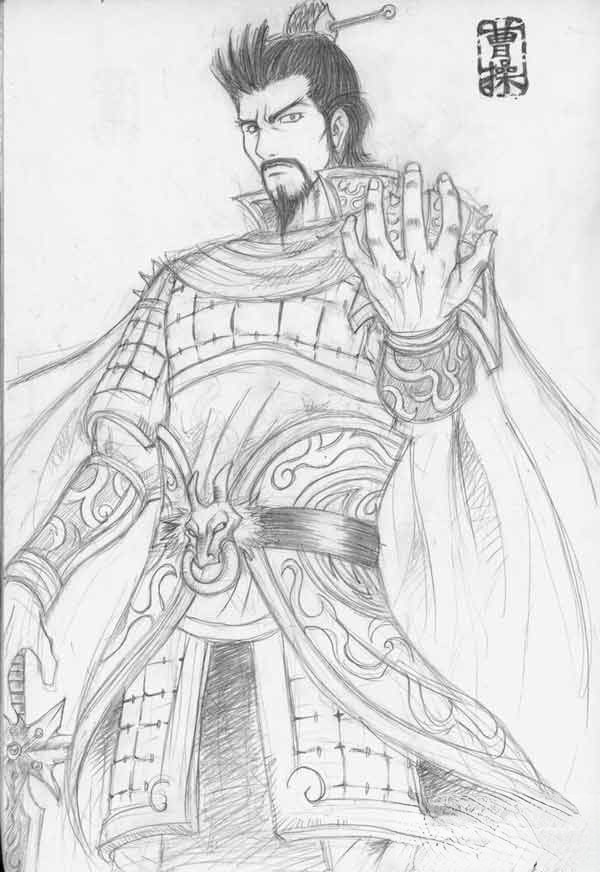 三国重要人物插图之曹操