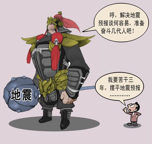 防震减灾卡通图片