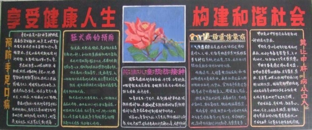 手绘黑板报作品欣赏 手绘黑板报作品欣赏