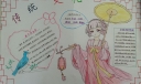 八年级传统文化手抄报（女生粉）