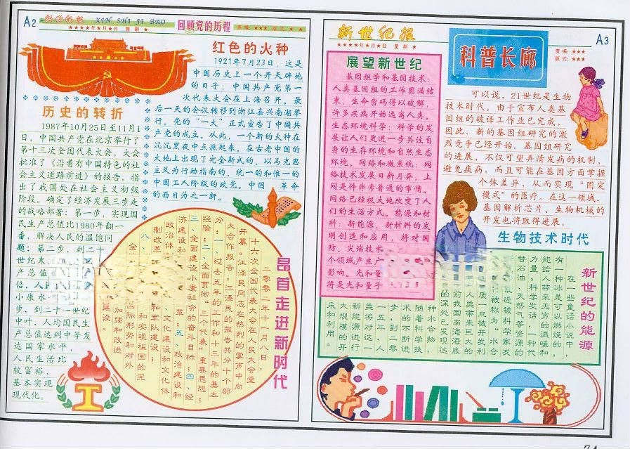 科普类手抄报图片