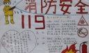 消防安全关系你我他手抄报