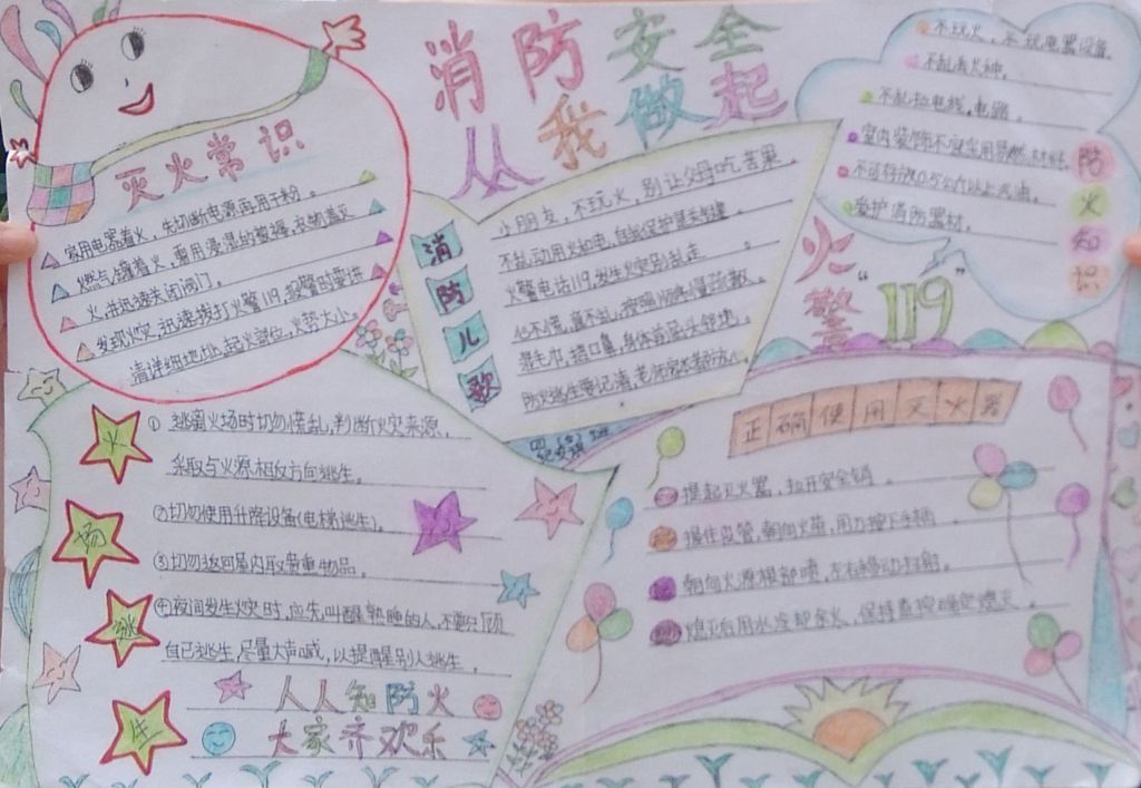 森林防火人人有责手抄报图片