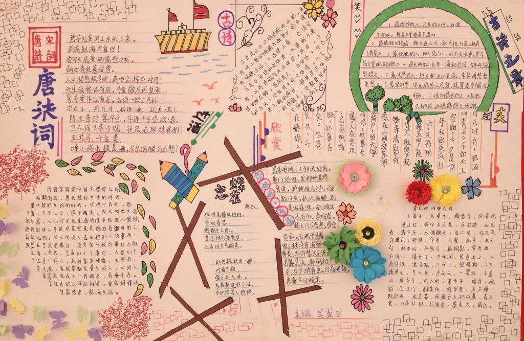 诵读国学经典弘扬传统文化手抄报 诵读国学经典弘扬传统文化手抄报