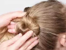 怎么盘发 盘发步骤2