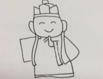 唐僧怎么画 好看的唐僧的简笔画4
