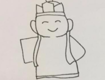 唐僧怎么画 好看的唐僧的简笔画3