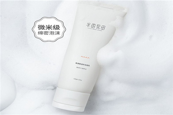 半亩花田洗面奶适合什么年龄 半亩花田洗面奶适合痘痘肌吗 半亩花田洗面奶适合什么年龄 半亩花田洗面奶适合痘痘肌吗