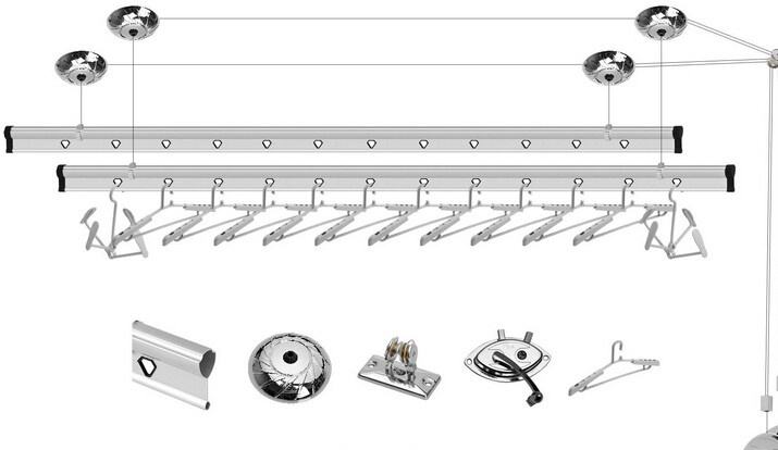 晾衣架安装 晾衣架怎么安装?晾衣架组装步骤