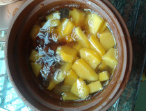 糖水怎么做 家常木瓜桃胶皂角米糖水简单做法5