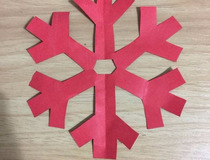 剪雪花教程 简单雪花剪纸教程6